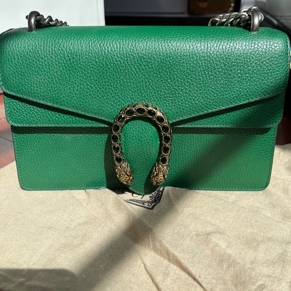 Gucci Dionysus Green Large Shoulder Bag
